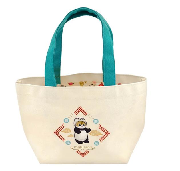 

mofusand Panda Nyan Tote Bag (Blue) Japan NEW