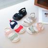 2026New Summer Sandals for Girls, Color-Block Baby Shoes, Boys' Korean Style Beach Shoes, Casual Versatile Sandals