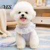 Breathable Pet Vest 1 Set Dog Harness And Leash, Floral with Comfortable Leash Lace Trim, Stylish for Small Dogs