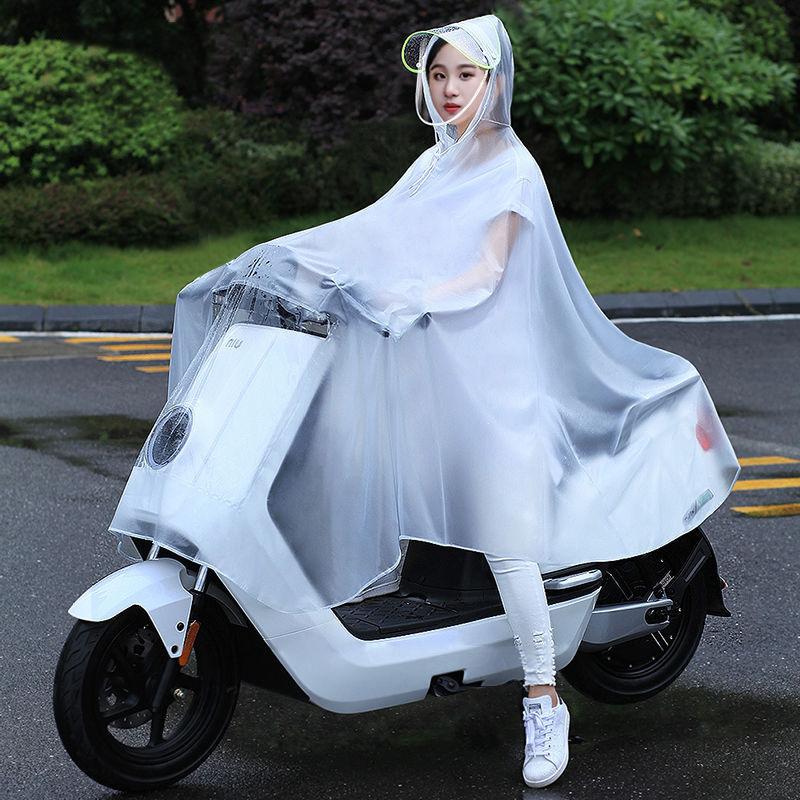 Electric Scooter Raincoats Single/Double-Rider Motorcycle Rain Covers Men's and Women's Adult Thickened Raincoats Electric Scooter Factory Rain Gear