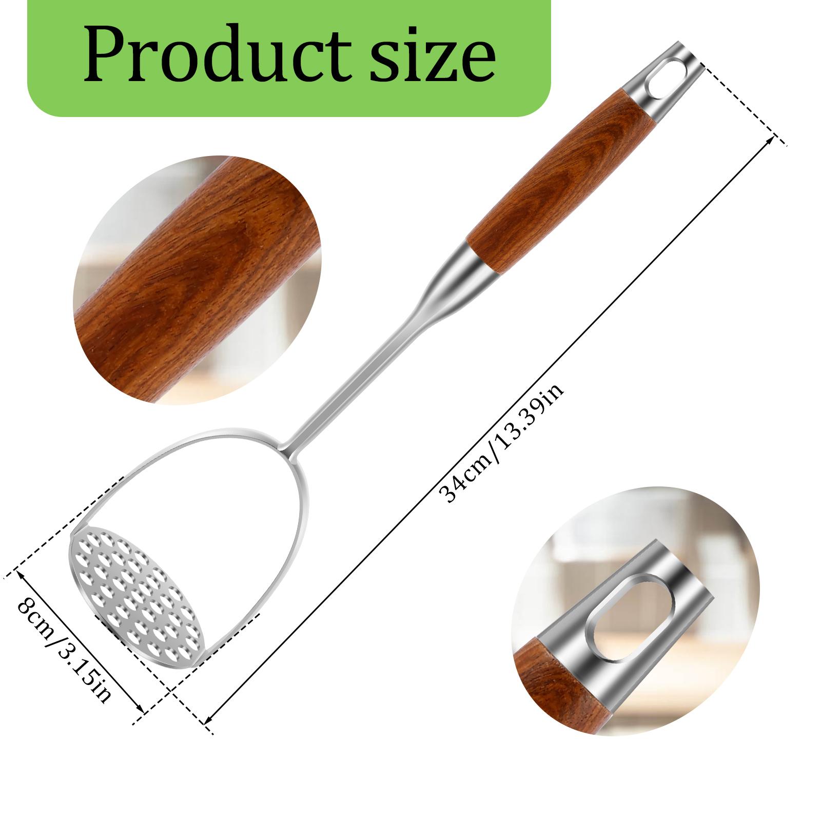 

Potato Ricer Stainless Steel Potato Masher and Ricer for Mashed Potatoes Manual Potato Press Kitchen Gadget for Mashed Potatoes