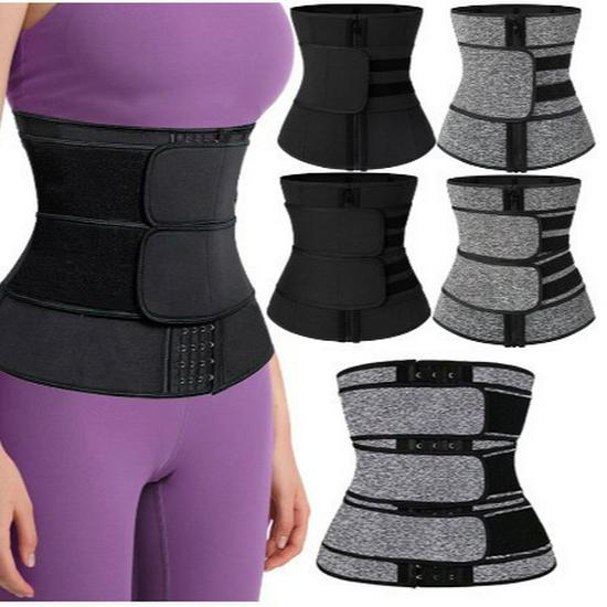 Women's European & American Double Waistband Abdominal Body Shaper & Sports Waist Support