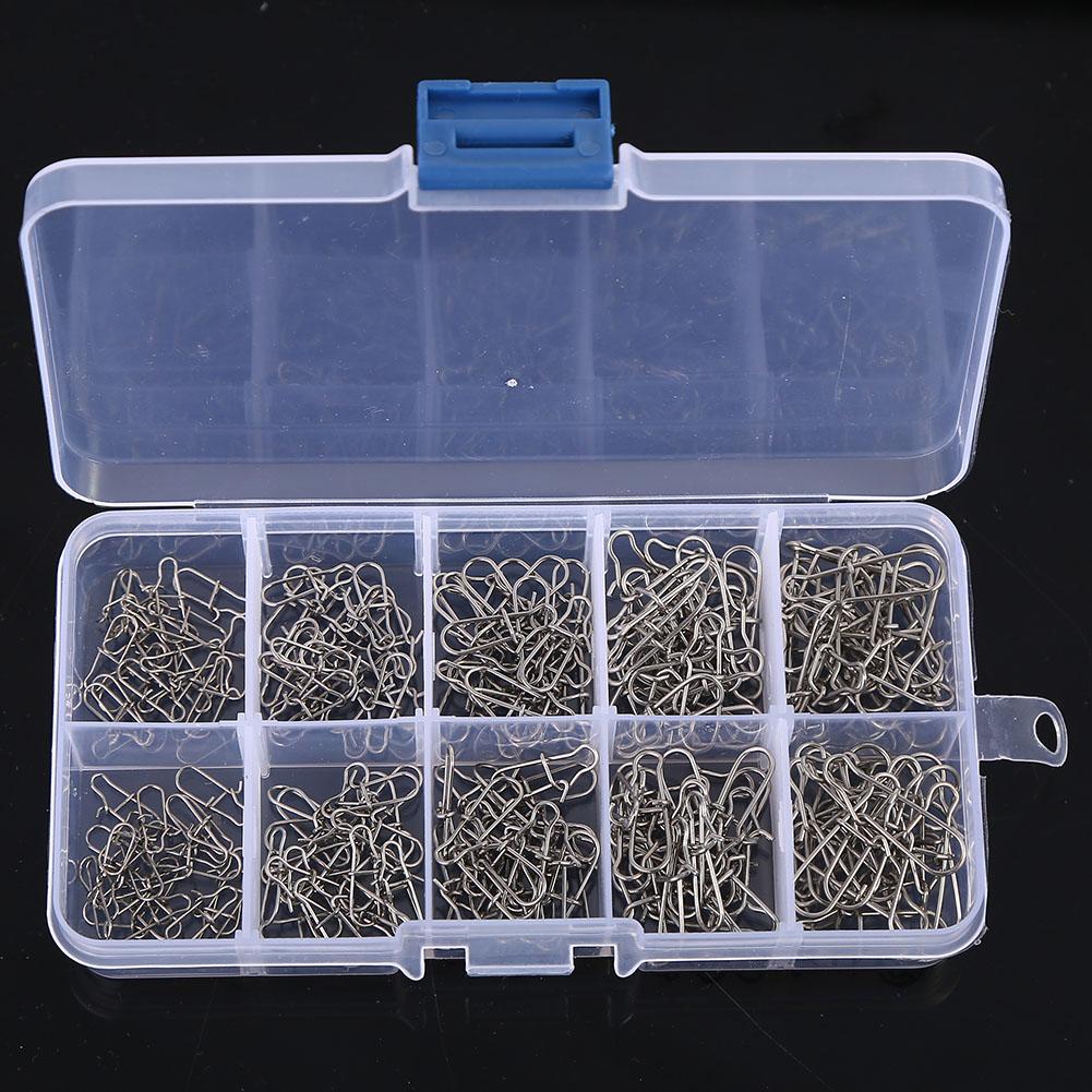 200pcs box Carp Fishing Snap Pin Connector Carp Fishing Link Rigs Sea Fishing Accessories