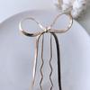 Style Cheongsam Hanfu For Girls Headwear Hair Fork U Shaped Hairpin Hair Accessories Bow Hair Stick