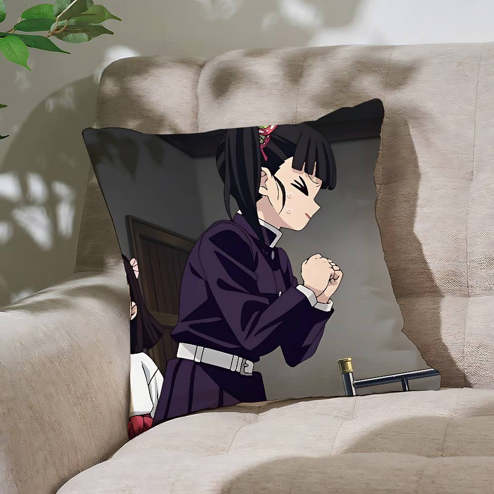 Anime Tsuyuri Kanao Pillow Case Cushion Cover Soft Cute Throw Pillow Case For Car Sofa Pillowcase Polyester With Zipper