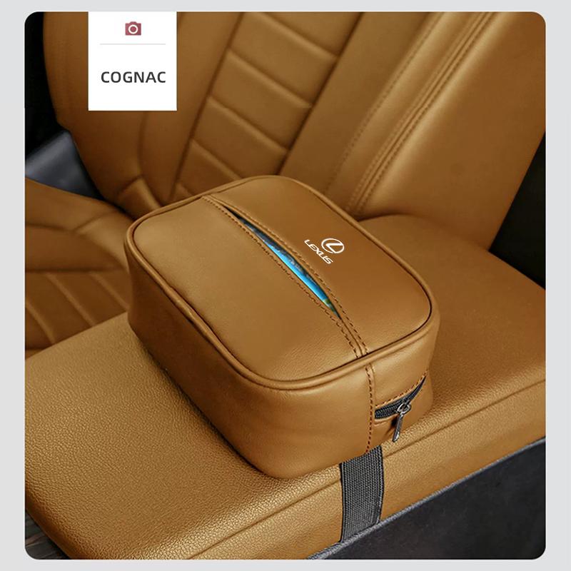 Car Seatback Organizer Tissue Box Napkin Holder Paper Case Accessories For Lexus IS250 IS200 ES350 GS400 GS430 GX460 HS250h
