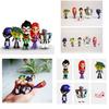 Vibrant Teen Titans Go Figure Set Featuring Robin Raven Beast Boy Starfire Collectibles