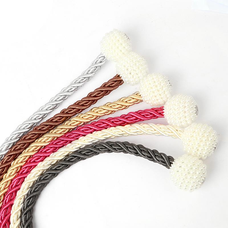 1 buc. Suporturi magnetice pentru draperii, curea, perla, agățat cu bile, cataramă, suport pentru frânghie, accesorii pentru perdele