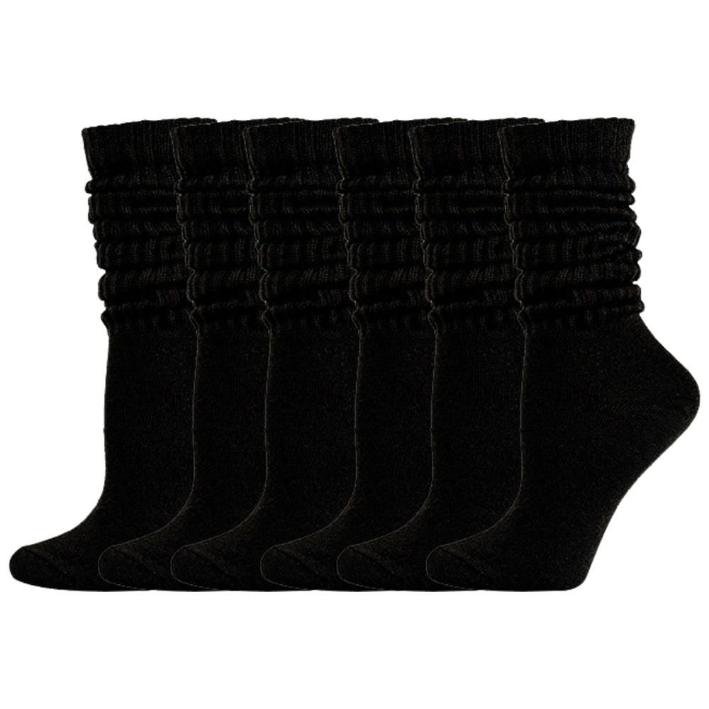 Xiaomi 6 Pairs Knee High Socks Solid Color Stackable Loose Cuff Over The Knee Socks Breathable Casual Fashion Versatile