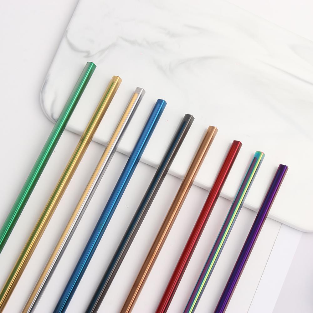 Stainless Steel Kitchen Accessories Metal Straws Bar Tool Drinking Straw Reusable Straw
