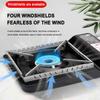 Camping Stove Windscreen Detachable Furnace Stove Wind Shelter Stainless Steel Outdoor Wind Blocker Portable for BBQ Stove