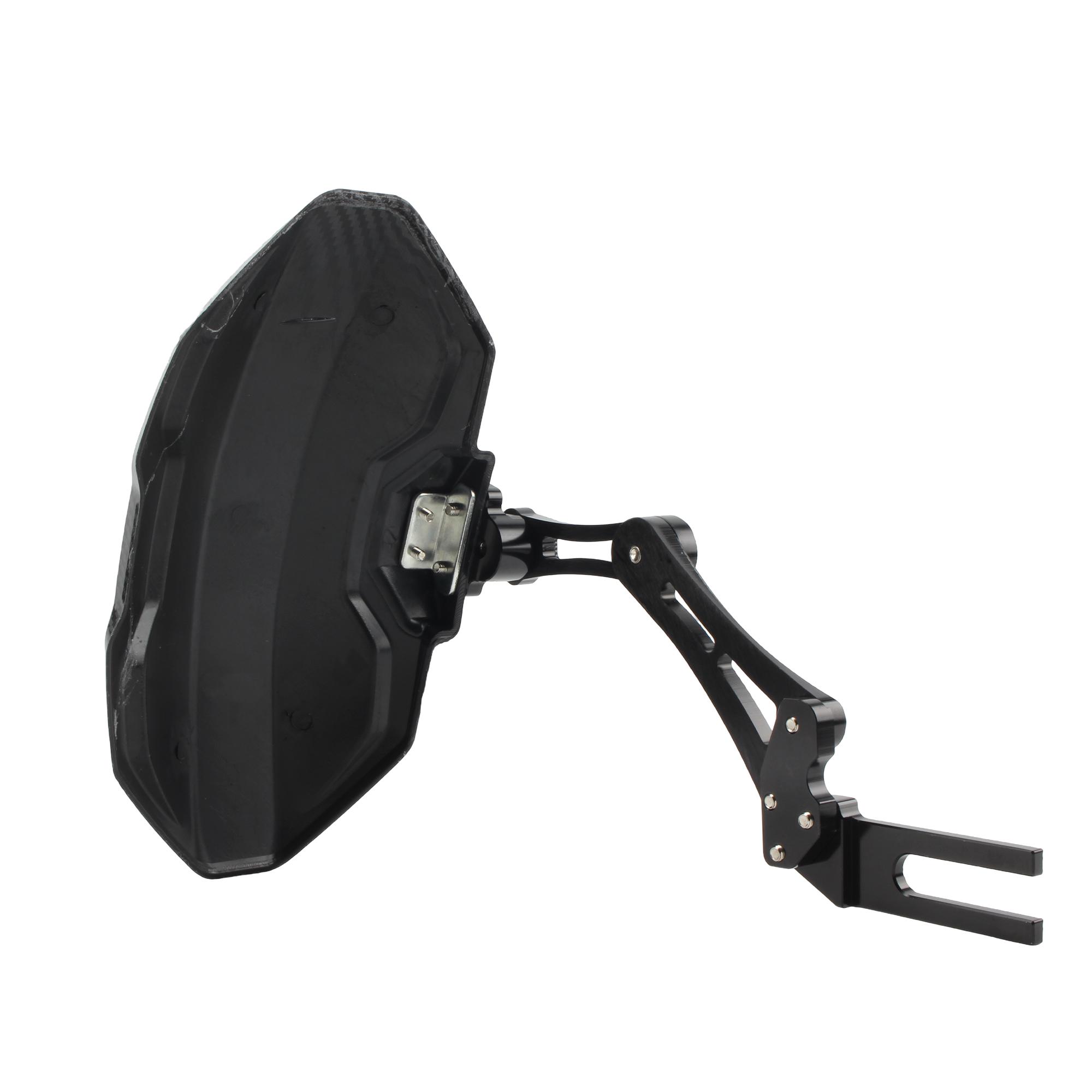 

Motocross Mudguard Imitation Carbon Fiber Adjustable Wheel Fender Universal Extend Extender Motorcycle Accessories Enduro чёрный