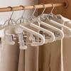 5 szt. Antypoślizgowy Wieszak na Ubrania Bez Śladu Wieszak na Spodnie Wielofunkcyjny Wieszak Niepozostawiający Śladów Akademik