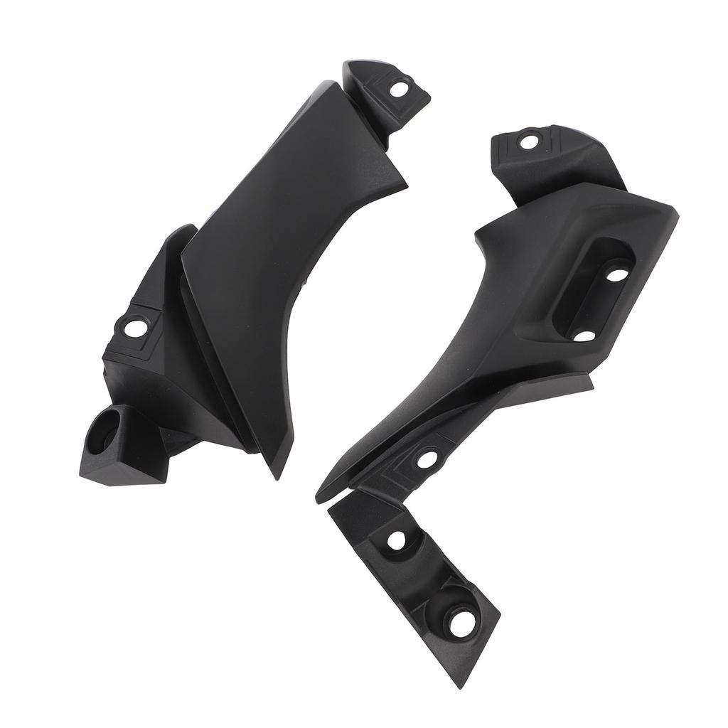 2 STÜCKE Motorrad Seitenrahmen Mittelabdeckung Robuste Konstruktion Genaue Passform Schwarz ABS für YZF?R1 2004 bis