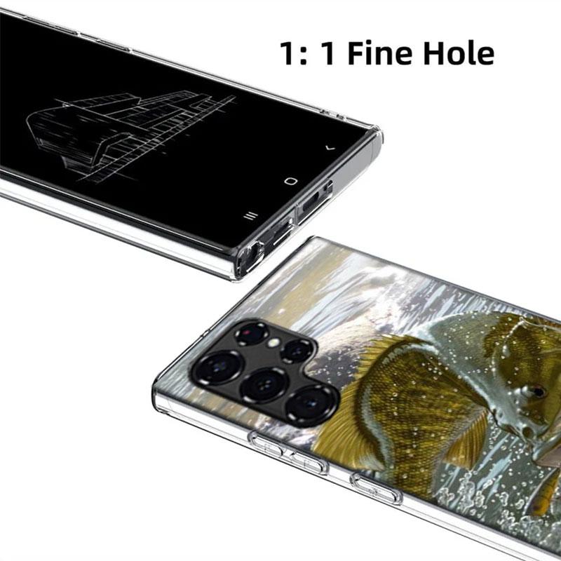 Angelzubehör Fischkoffer Handyhülle für Samsung Galaxy S26 Ultra S25 Edge S24 S23 FE S21 Plus S20 S22 S10 Hülle TPU Capa Schale Sh