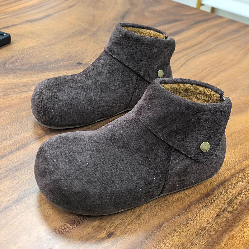 

Женские зимние легкие теплые плюшевые ботинки на толстой подошве, нескользящие, износостойкие, повседневные спортивные хлопковые ботинки, обувь для сноуборда 40