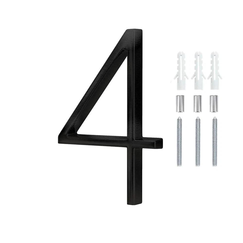 Outdoor Use Metal House Numbers Modern Design House Number Sign  Yard Decoration