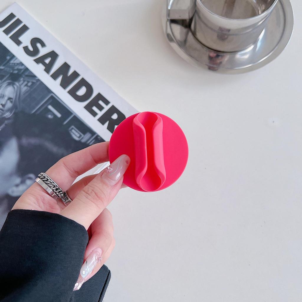 Silicone Phone Case with 3M Adhesive Lipstick Holder & Stand