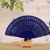 8-inch Colorful Scented Sandalwood Folding Fan - Imitation Sandalwood Gift Fan 