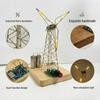 Rotatable Copper Wire Windmill Light: DIY Industrial Iron Tower Creative Lamp