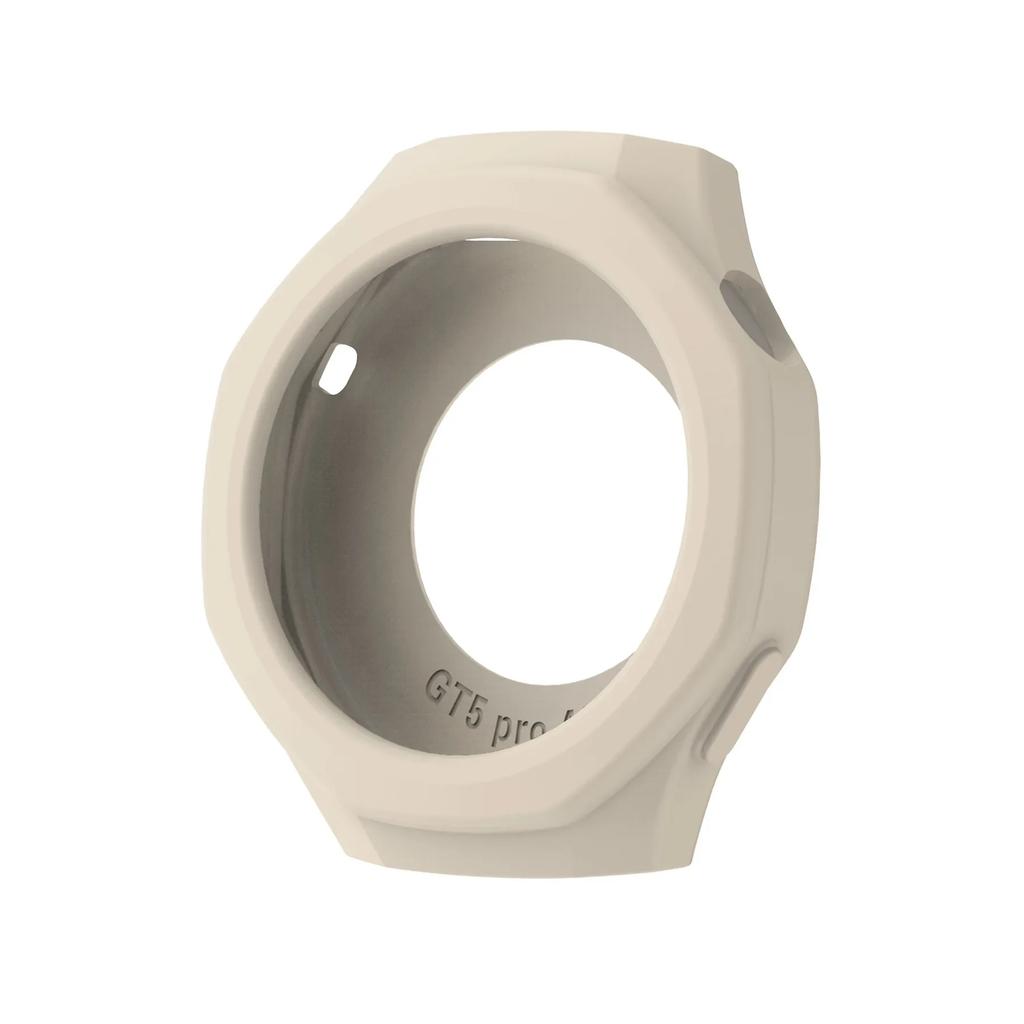 Silicone Protective Case Shell for Huawei Watch GT5 Pro 46MM Watchband Sport Bracelet Protective Cover for GT 5 Pro Watch Band