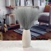 Vibrant Artificial Pampas Grass - 10 Pieces, Fade-Resistant Synthetic Fiber for Bohemian and Modern Decor