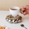 Ceramic Cloud Coffee Mug Sets Creative Makron Flowers Coffee Mug Office Afternoon Tea Cups Kitchen Drinkware Home Accessories