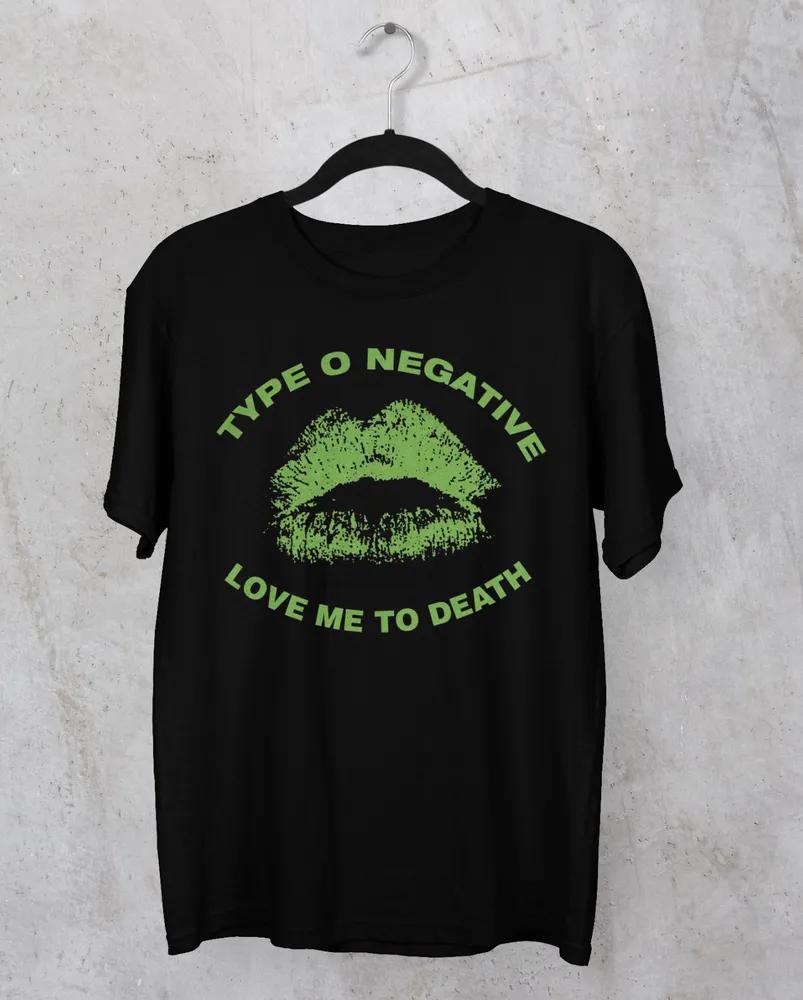 Unisex Short Sleeve Crew Neck Cotton T Shirt Type O Negative Band XL