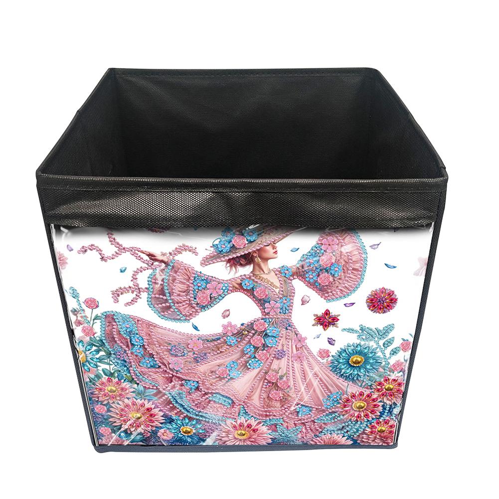 Diamond Painting Storage Bin Canvas Organizer Box Diamond Painting Kit Diamond Painting Storage Container Home & Office Decor