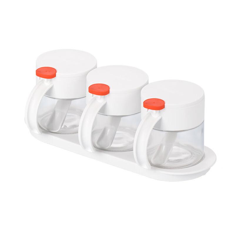 CHAHUA Japanese Style Glass Seasoning Jar Set