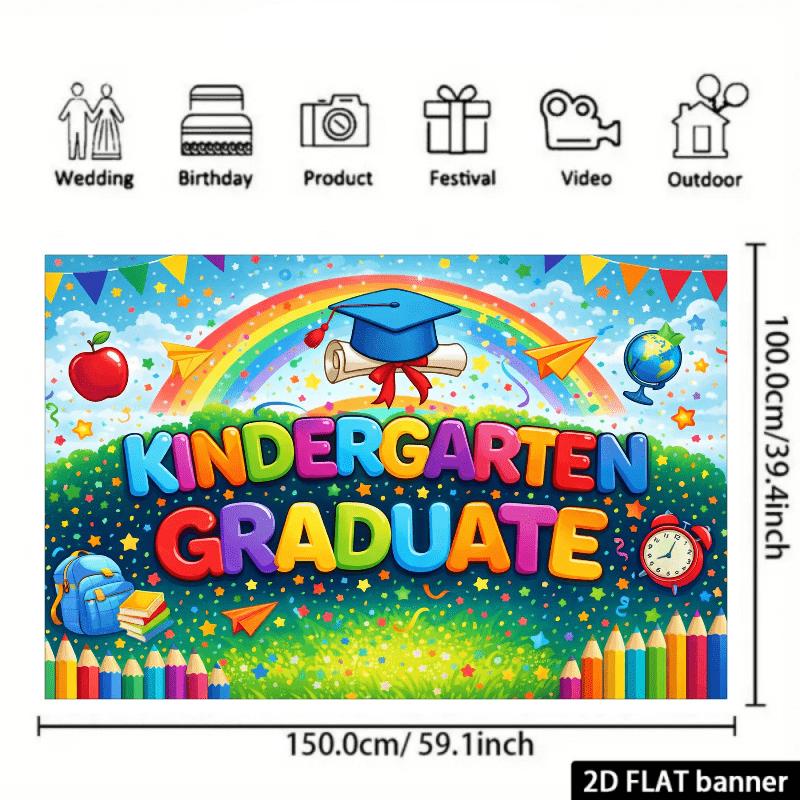 2D Plane, 1 Piece - Kindergarten Graduation Theme, Creating a Joyful Graduation Atmosphere, Suitable for Party Decoration