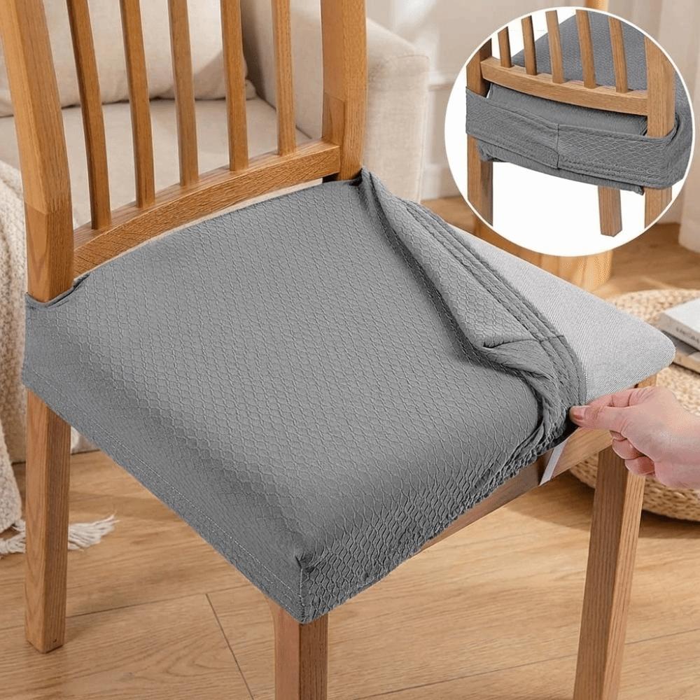 Removable Chair Seat Cover Waterproof Anti-dirty Chair Slipcover Chair Cushion Cover Restaurant