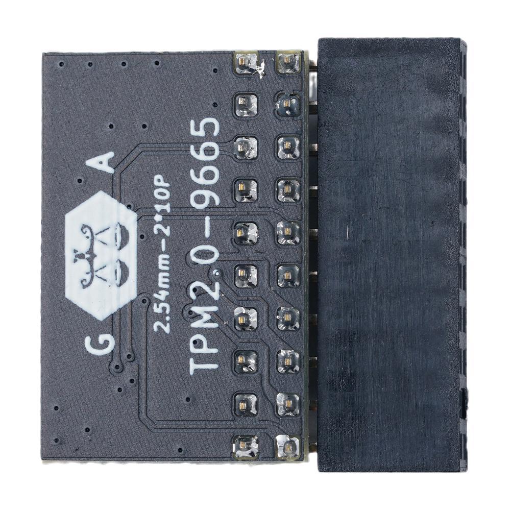 TPM 2.0 Encryption Security Module 20Pin TPM2.0 Module PCB Material Safe Stable Standalone Crypto Processor TPM2.0 Module