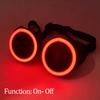 2026 Round LED Glasses Disco Fluorescent Party Punk Luminous Glasses Men Women Bar Nightclub Neon Glasses Music Concert Supplies