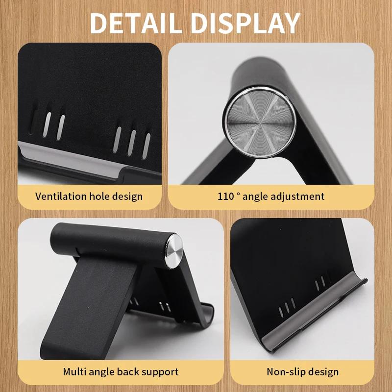 Universal Foldable Desk Phone Holder Mount Stand for Samsung S20 Plus Ultra Note 10 IPhone 17 Mobile Phone Tablet Desktop Holder