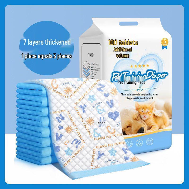 

Ultra-Thick Leak-Proof Pet Diaper Mat for Dogs, Cats, and Rabbits