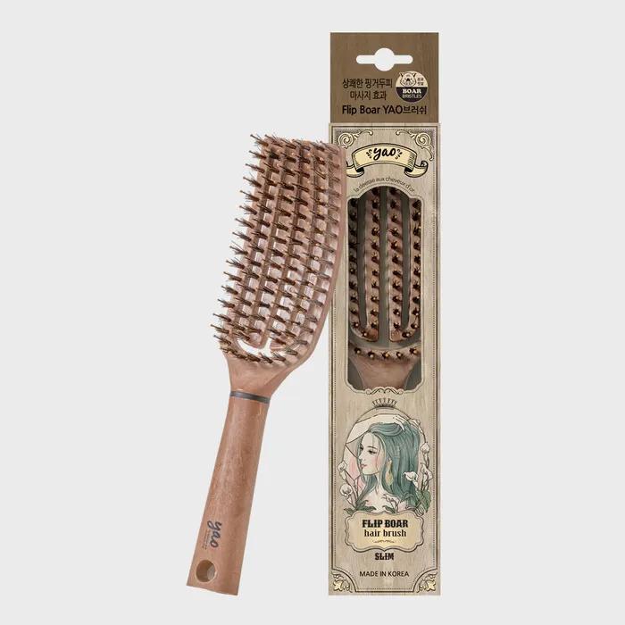 Hairbrush Flipwood Slim Boa