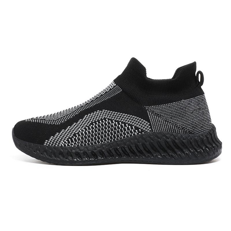 Summer commuting new casual overshoes mesh breathable lazy shoes flying weaving lightweight outdoor travel