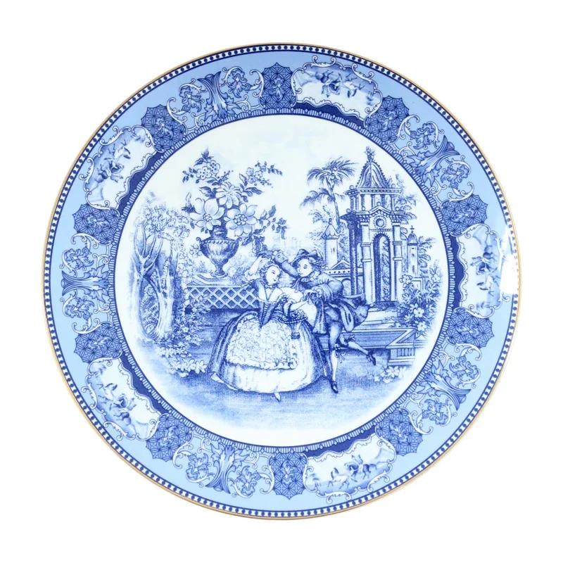 Blue Downton Abbey Food Plates, French Retro Tea Cup Set, Bowls, Dinner Plates, Fruit Tray, Fish Dish, Tableware, Dinnerware