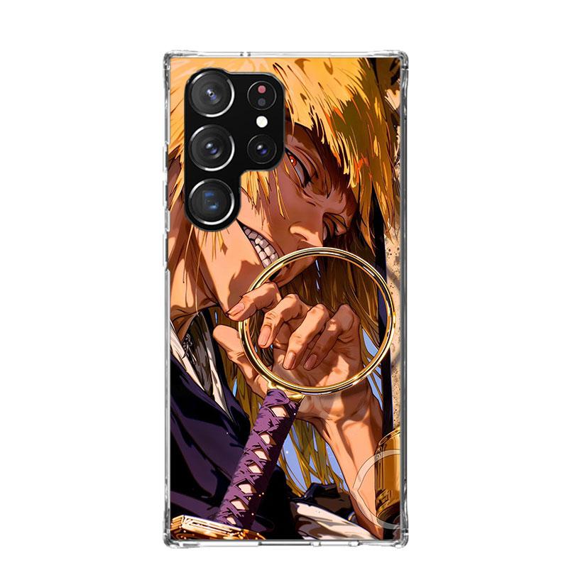 Bleach Shinji Hirako Phone Case For Samsung Galaxy S26 Ultra S23 S24 S25 Edge S20 FE S21 S22 Plus Soft Print Shell Cover Fundas