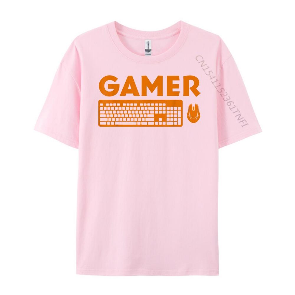 Funny Pc Gamer Keyboard Video Computer Gaming Lovers Outfit Men Graphic Tees Luxury Brand Outdoor Oversize T-shirt