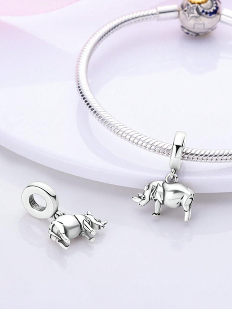 Charms Plata Animals Puppies Tigers Zebras Beads Charm Copper Plated Fit Charms Original Bracelet For Jewelry Making Diy Charm