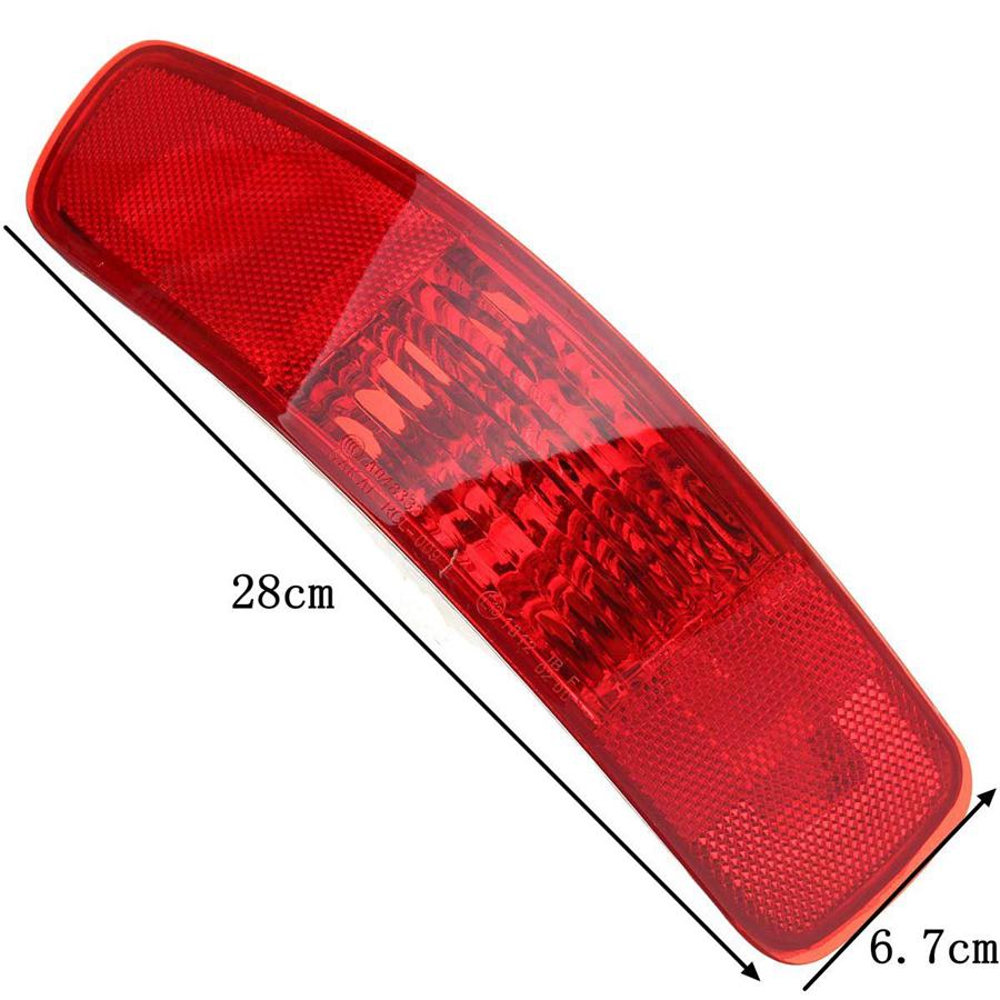 1 Pair Rear Tail Fog Light Side Reflector for Mitsubish Outlander 2007-2012