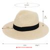 Hot-selling British Beach Hat Straw Hat Foldable Brim Top Hat Women's Vacation Sun Hat Breathable Sunscreen Hat
