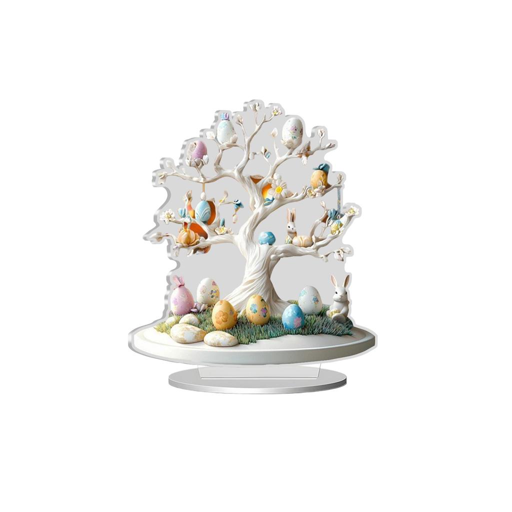 2D Akryl Påsk Skrivbordsdekoration