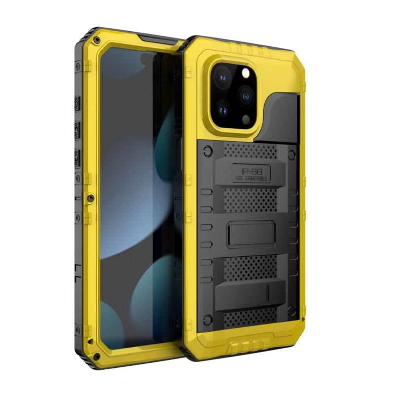 Metal Rugged Case IPhone 15 Pro Max Plus Outdoor Sport Shockproof Protective Cover