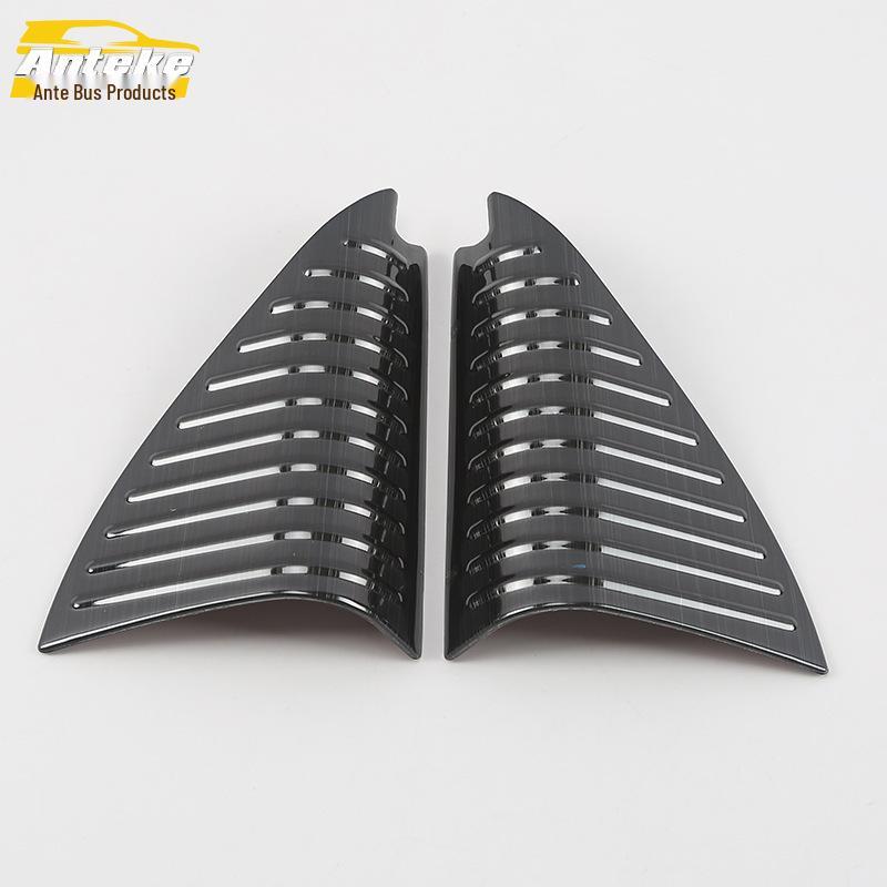 T-Roc 18 Front Pillar Stainless Steel Decorative Panel Triangle Sticker Accessory
