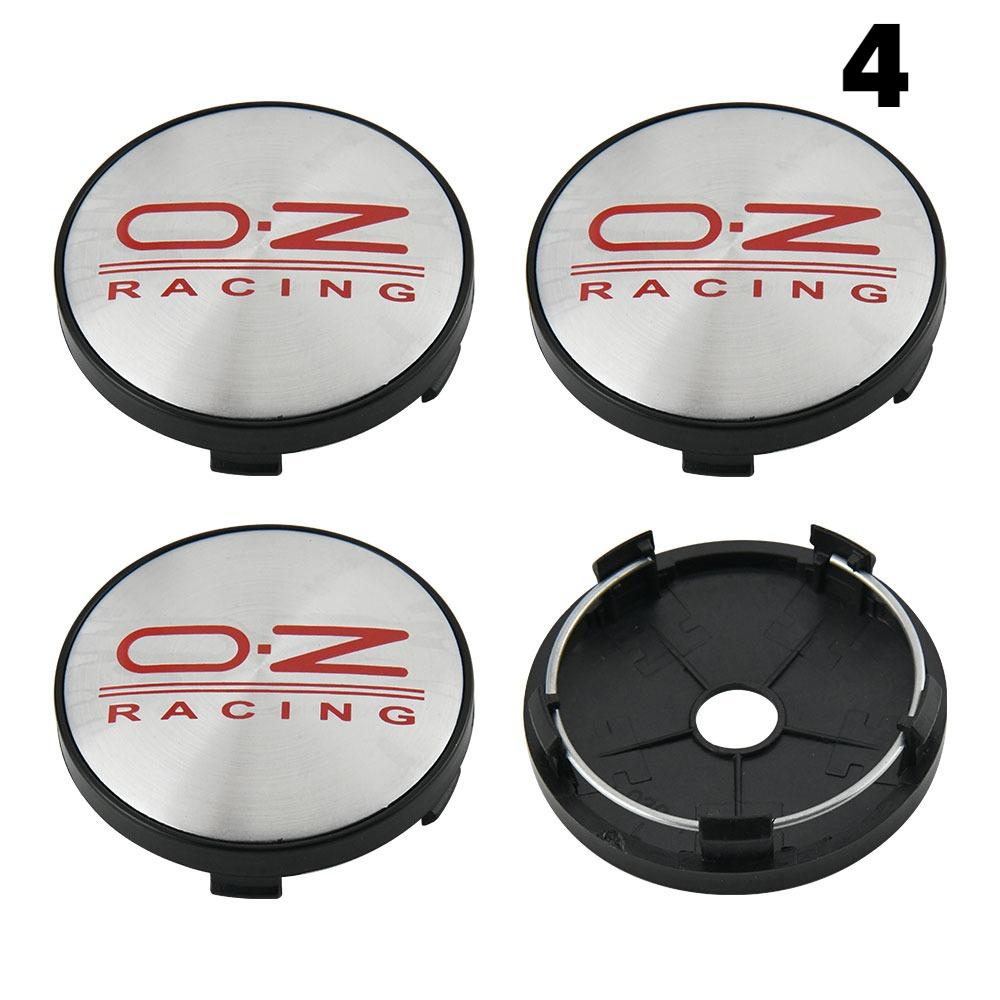 1 Set/4 Stück 58MM/60MM/63MM/65MM Kappe Für Felgen OZ Logo Radnabendeckel Sportwagen Radabdeckung Radkappen
