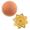 Copper Birds Bath Purification Disk 0.6mm 99.99% Pure Copper Cleaning Disk for Outdoor Birdbath Bowl Garden Fountain