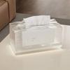 Nordic Style Desktop Tissue Box Waterproof Facial Paper Holder Table Napkins Case  Bathroom
